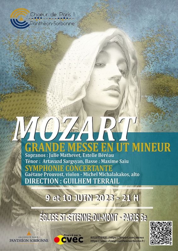L'affiche du concert Mozart : Grande messe en ut mineur